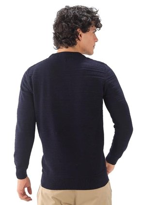 Saco Líneas Desiguales - Azul Oscuro - Giive