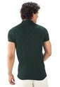 Camiseta Polo Cuadro Canales Cremallera - Verde Militar - Giive de Giive