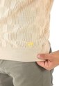 Camiseta Polo Cuadro Canales Cremallera - Beige - Giive de Giive