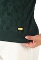 Camiseta Polo Cuadro Canales Cremallera - Verde Militar - Giive de Giive