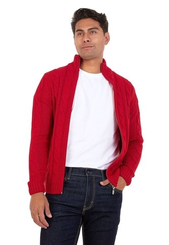 Chaqueta Trenzada - Rojo - Giive Giive