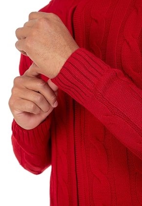 Chaqueta Trenzada - Rojo - Giive