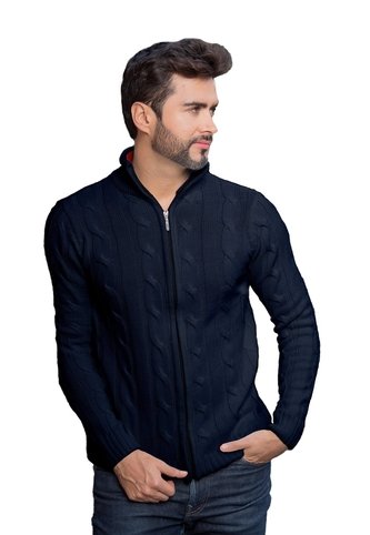 Chaqueta Trenzada - Azul - Giive Giive