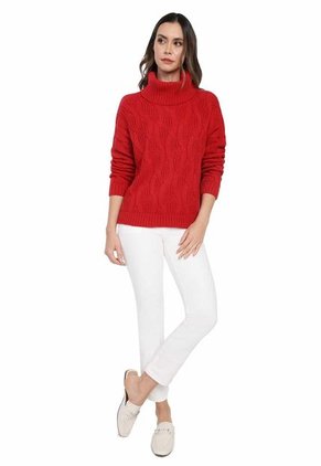 Buzo Maiz Cuello Tortuga - WMC538-Rojo