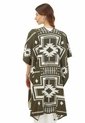 Ruana Cruces - Verde/Marfil - Give de Giive