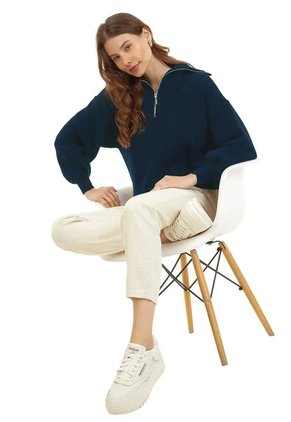 Camisero Manga Bombacha - Azul Oscuro - Give