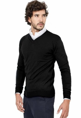 Buzo Cuello V - Negro - Giive Giive