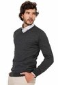 Buzo Cuello V - Gris Oscuro Jasped - Giive de Giive