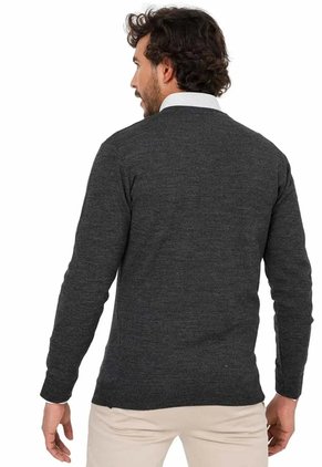 Buzo Cuello V - Gris Oscuro Jasped - Giive