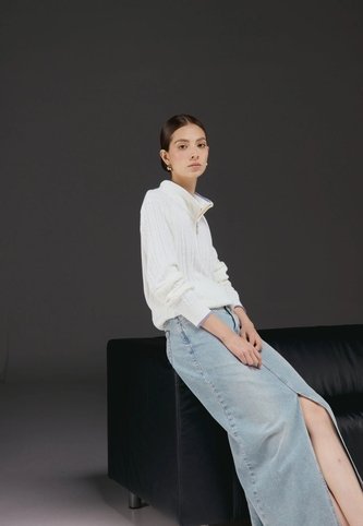 Camisero Cuello Alto - Marfil - Give Giive