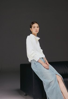 Camisero Cuello Alto - Marfil - Give