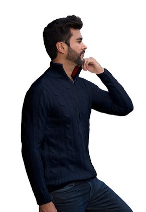 Chaqueta Trenzada - Azul - Giive