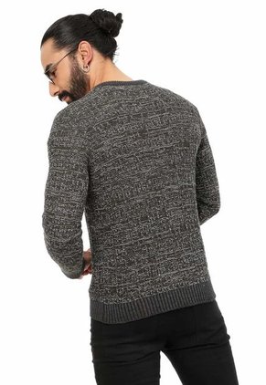 Saco Reves Multitejido Gris/Verde Giive - UHC514-Gris/Verde