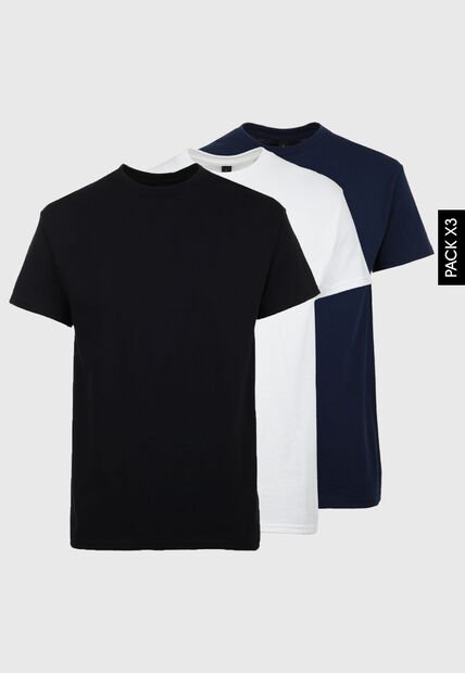 Camisetas x3 GILDAN Multicolor