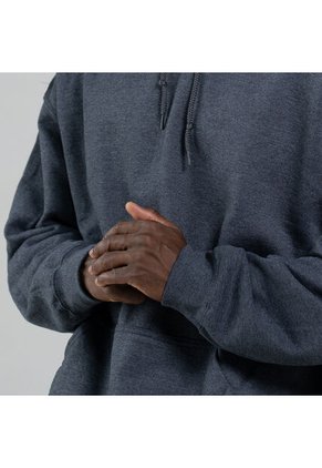 Buzo Adulto Capucha Jaspe Oscuro Gildan 18500