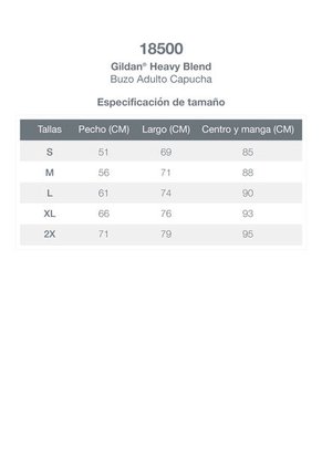 Buzo Adulto Capucha Turquesa Antiguo Gildan