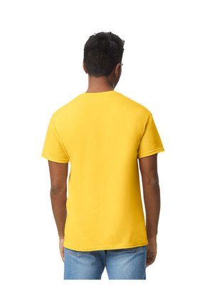 Camiseta Básica Hombre Amarillo Brillante Gildan