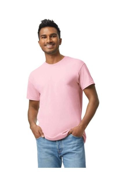 Camiseta Básica Hombre Palo De Rosa Gildan 5000