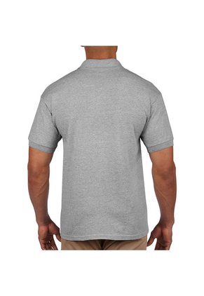 Camiseta Deportiva Pique Adulto Gris Jaspe Gildan