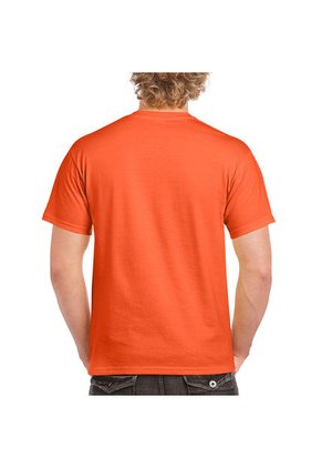 Camiseta Básica Hombre Naranja Gildan
