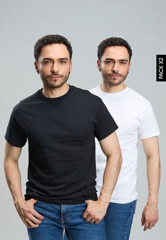 Camisetas x2 GILDAN Multicolor GILDAN