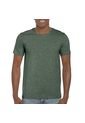 Camiseta Hombre Verde Bosque Jaspe Gildan de GILDAN