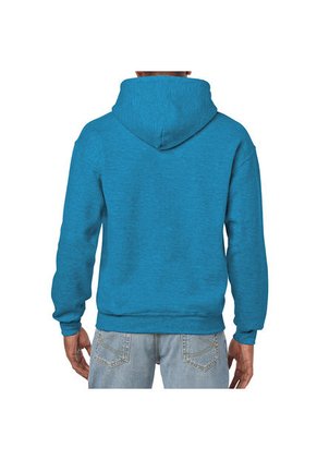 Buzo Adulto Capucha Turquesa Antiguo Gildan