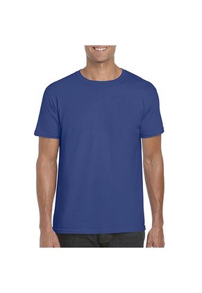 Camiseta Hombre Azul Metro Gildan 64000