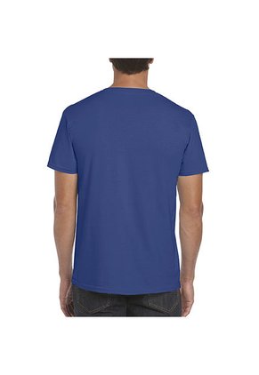 Camiseta Hombre Azul Metro Gildan 64000