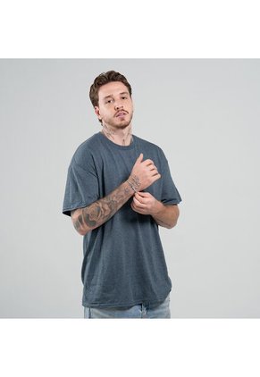Camiseta Básica Hombre Gris Oscuro Gildan 5000