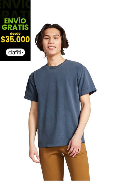 Camiseta Comfort Colors Azul Denim Gildan