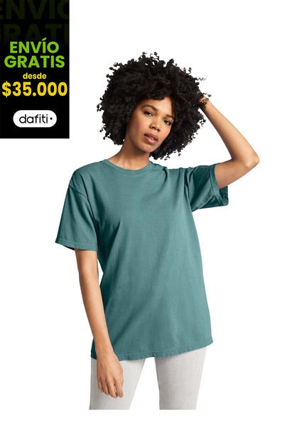 Camiseta Comfort Colors Aguamarina Oscuro Gildan