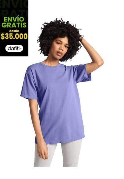 Camiseta Comfort Colors Violeta Gildan