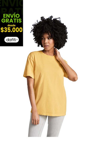 Camiseta Comfort Colors Mostaza Gildan