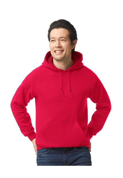 Buzo Adulto Capucha Rojo Gildan 18500