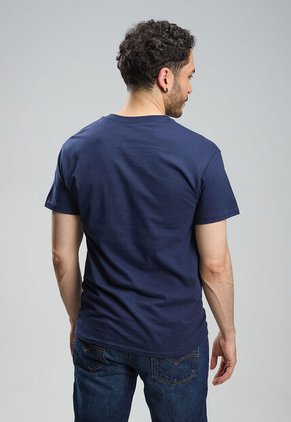 Camiseta GILDAN Azul