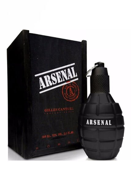 Perfume Arsenal Black De Gilles Cantuel Para Hombre 100 Ml