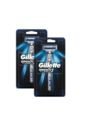 Maquina De Afeitar Gillette Mach3 Turbo Recargable X 2 Und de Gillette
