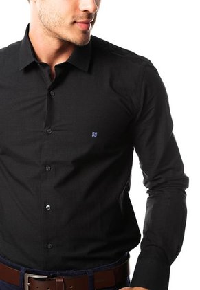 Camisa Negra-Azul Givenchy