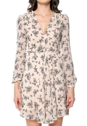 Vestido Rosa-Verde-Vinotinto Glamorous