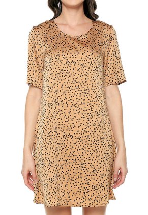 Vestido Café-Negro Glamorous