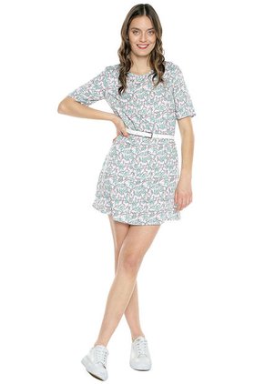 Vestido Rosa-Verde Glamorous