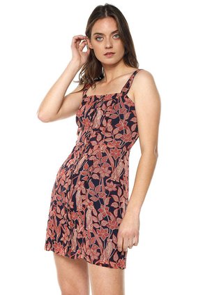 Vestido Rojo-Azul Glamorous