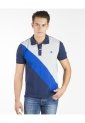 Camiseta Polo Goco Azul Rey-Gris de Goco