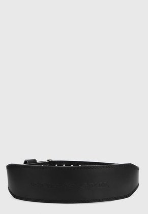 Cinturón de levantamiento de pesas Negro Gold Gym