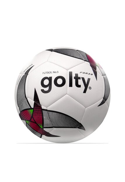 Balón Fútbol Golty Forza No Profesional Cosido No.5-Blanco