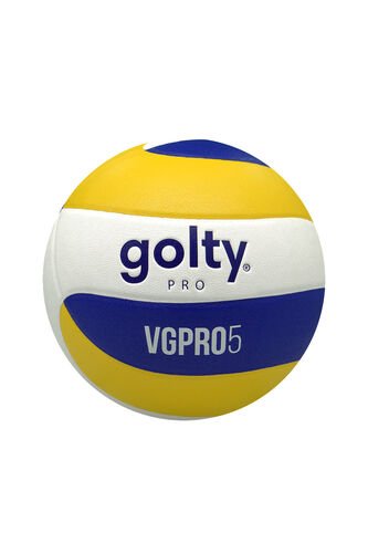 Balón Voleibol Golty Pro Vgpro5 No6-Blanco/Amarillo GOLTY