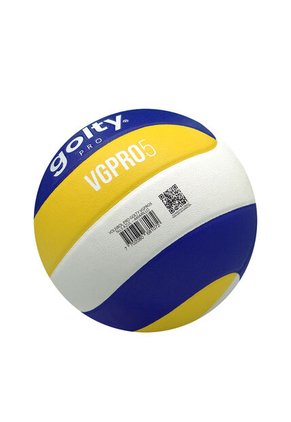 Balón Voleibol Golty Pro Vgpro5 No6-Blanco/Amarillo