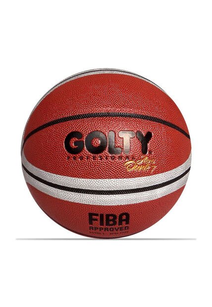 Balón Baloncesto Golty Profesional Aero No. 7-Marron/Plata