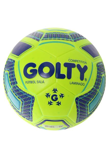 Balón De Microfutbol Verde Neón-Azul GOLTY Competition On 60-62